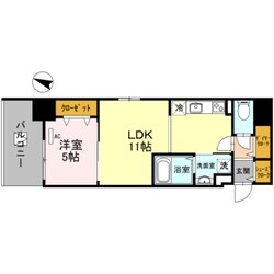 神戸Harborside　萬利Residenceの物件間取画像